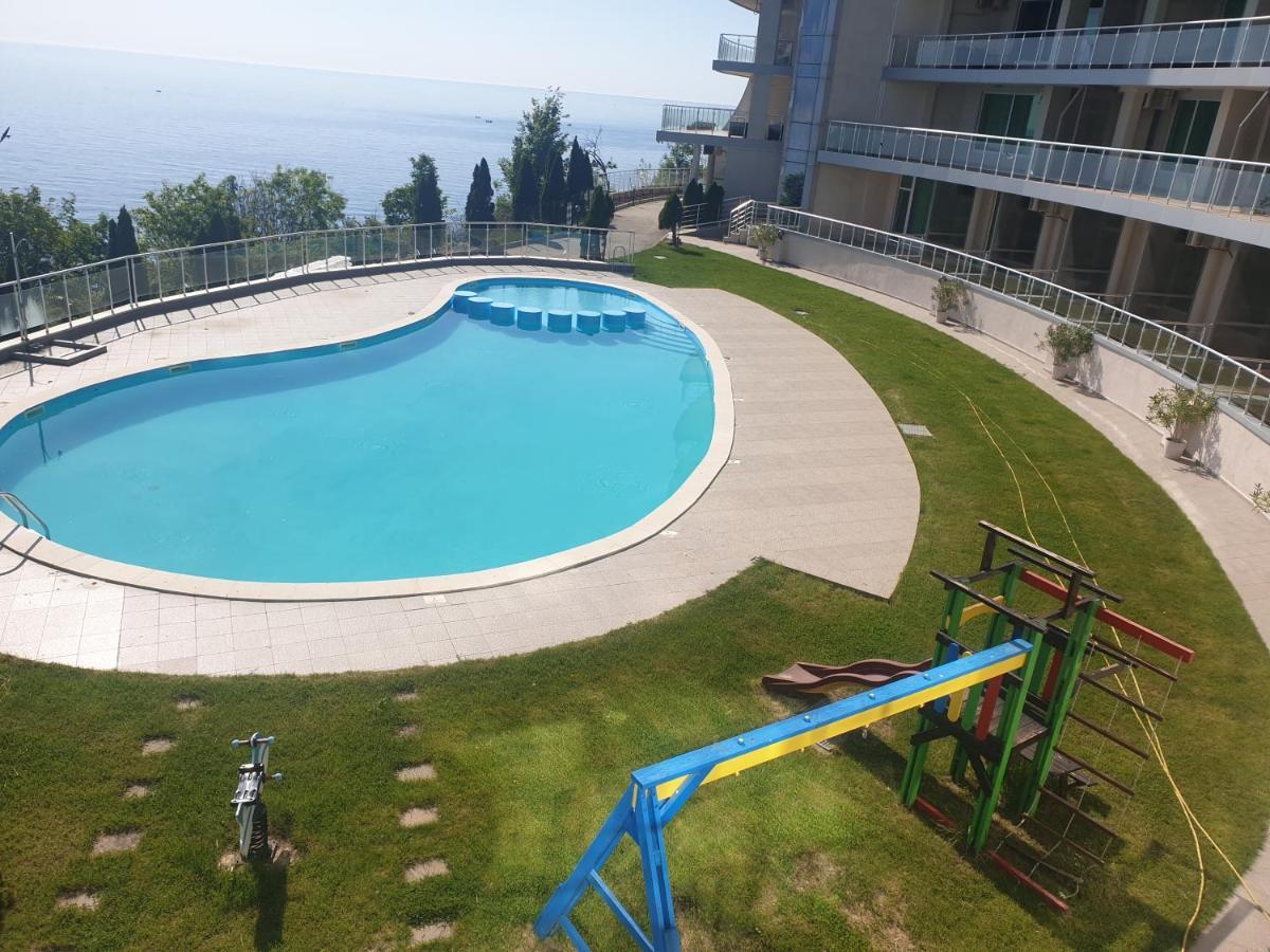 Studio Silver Terace With Sea View For 4 Person Byala  Buitenkant foto