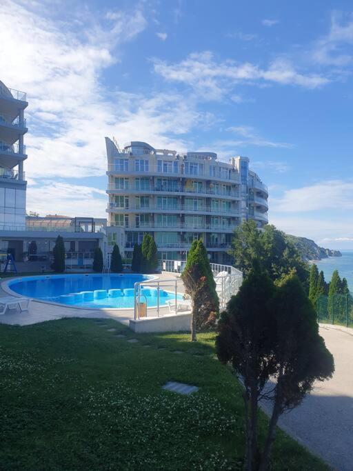 Studio Silver Terace With Sea View For 4 Person Byala  Buitenkant foto