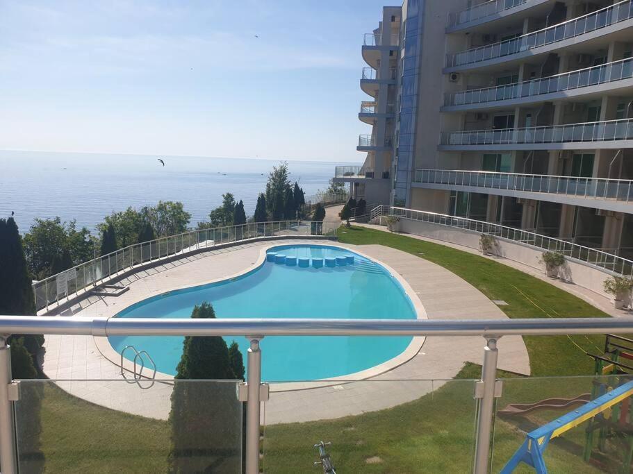Studio Silver Terace With Sea View For 4 Person Byala  Buitenkant foto