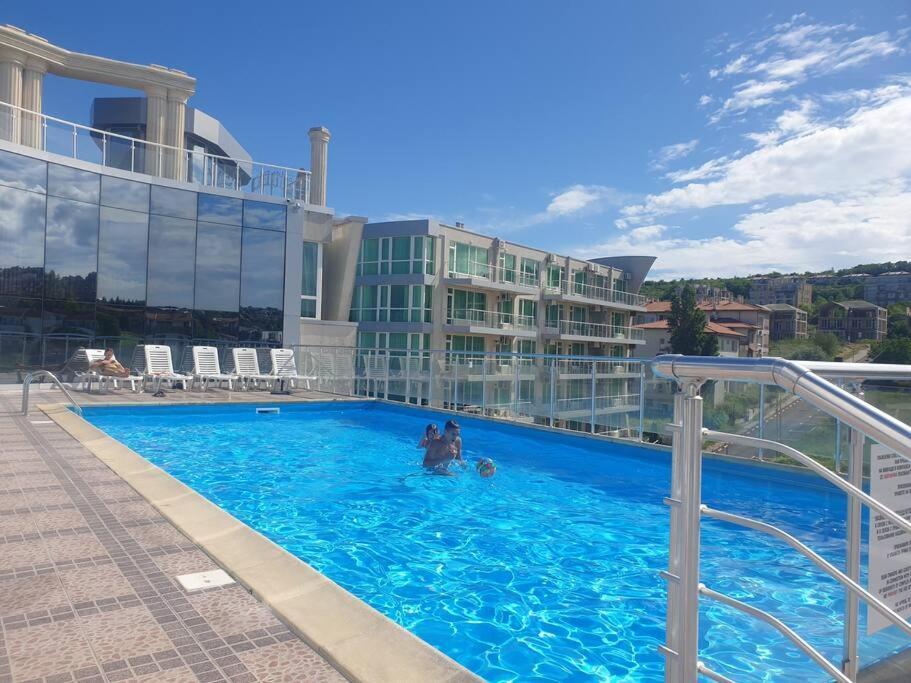 Studio Silver Terace With Sea View For 4 Person Byala  Buitenkant foto